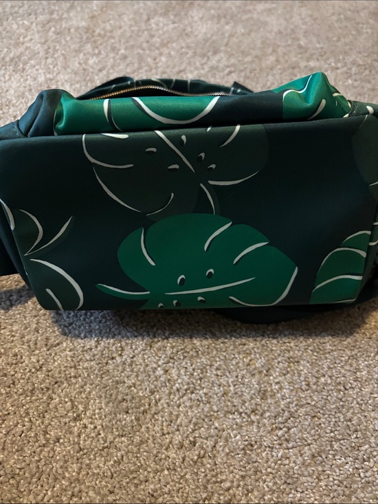 kate spade Green Leaf Print Mini Backpack